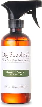 Dr. Beasley's - I34D12 Microsuede Protection - 12 oz, Preserves Look and Feel of Fabric, Instant Bonding Coating, 2+ Yea