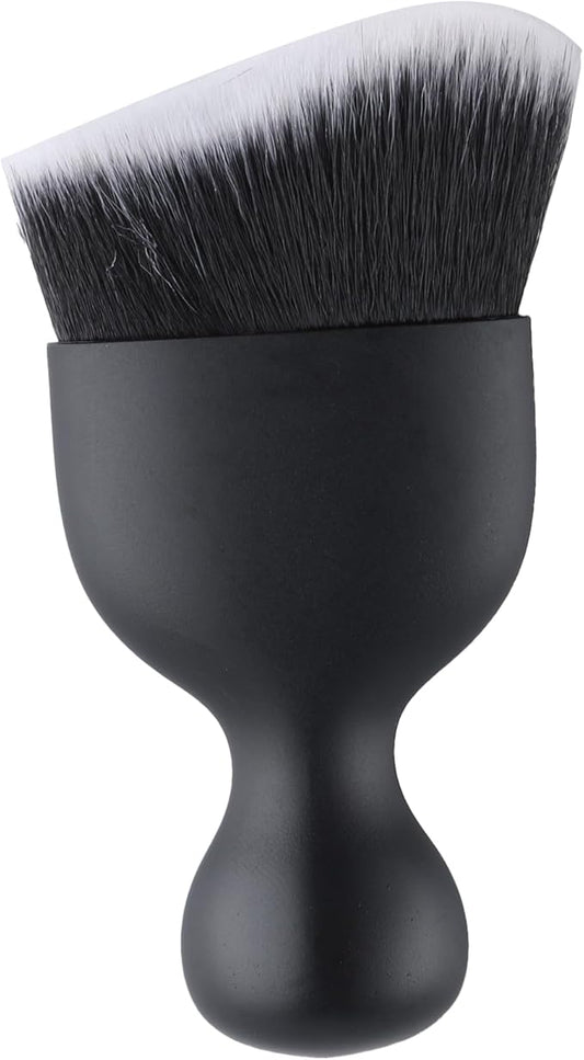 GaRhomxy Car Detailing Brushes, Car Interior Dust Sweeping Soft Brush, Soft Bristles Brush Cleaning Tool for Automotive Dashboard, Air Conditioner Vents, Computer, Scratch Free(Black with White)