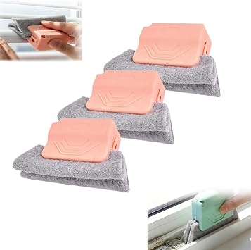 Magic Window Track Cleaner, 2026 New Handheld Window Groove Cleaning Brush Tool Set, Cleaner Brushes for Window lides Ga