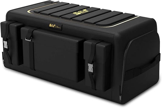 Ergocar Car Trunk Organizer Car Boot Storage Organiser Multi Pocket Car Boot Tidy Storage 3 Times Size Folded Portable W