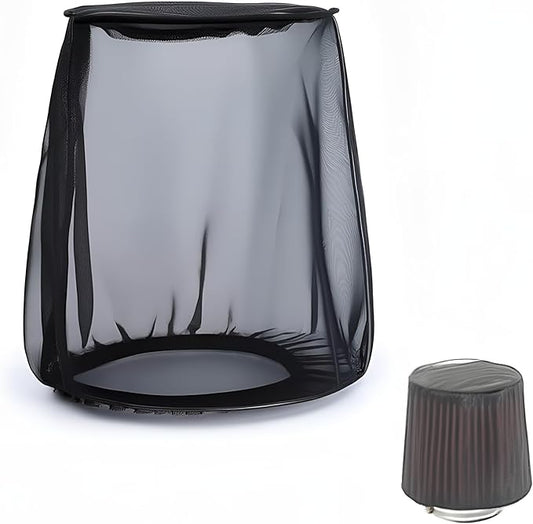 Air Filter Cover for Car Cold Air Intake Filter Cover Wrap Dustproof, Air Intake Filter Sock Cover for Harley Touring, Universal for High Flow Air Intake Filters (S)