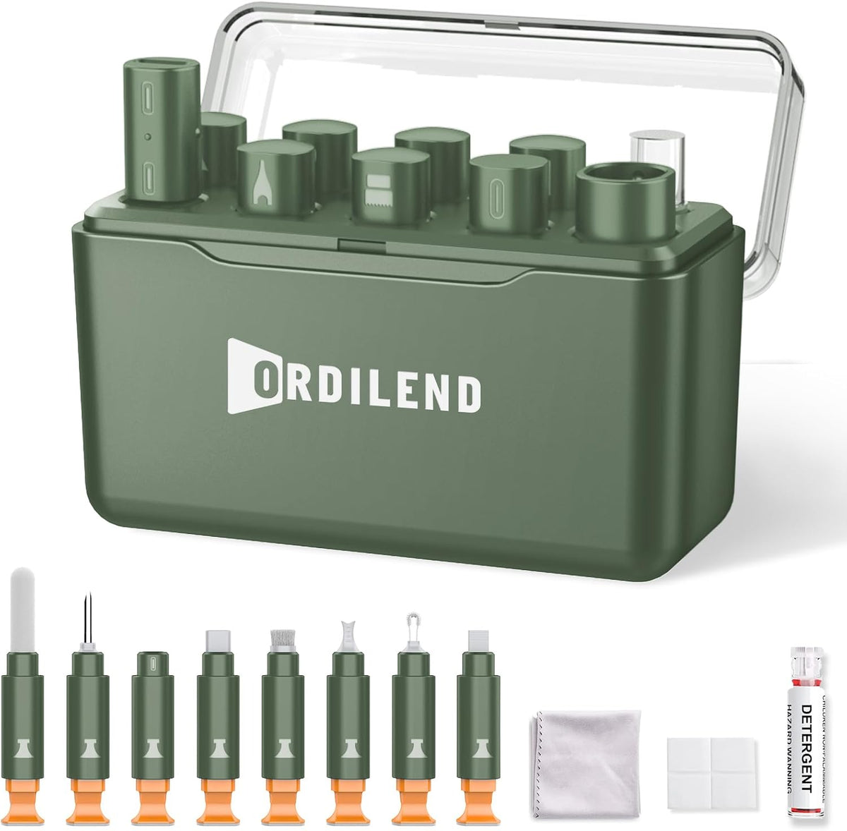 IPhone Cleaning Kit for Charging Port Cleaner AirPod Phone, Army Green