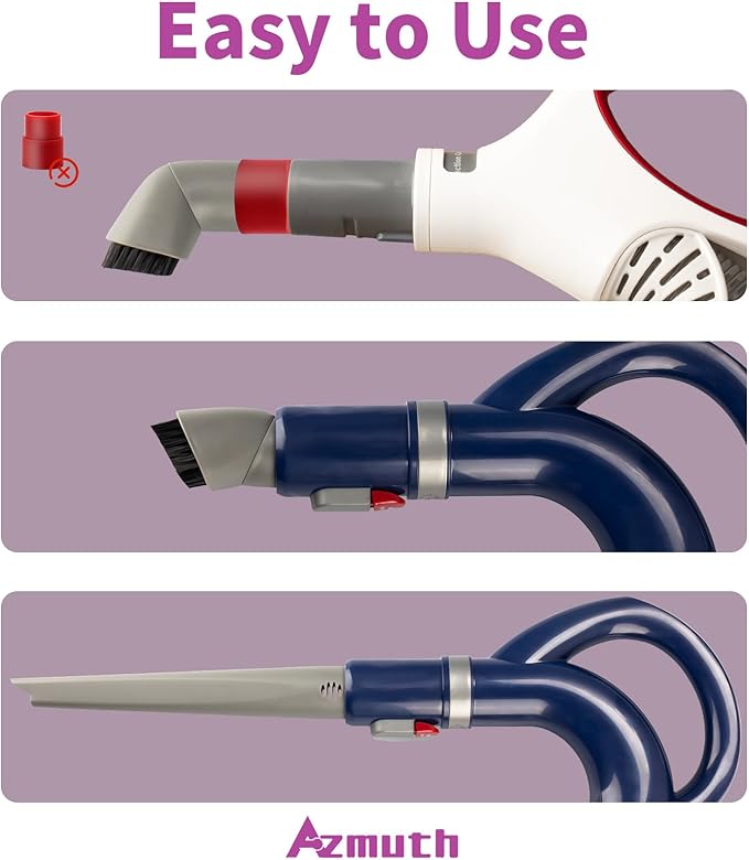 2 Pack for Shark Crevice Tool and Vacuum Dust Brush for Shark Navigator Lift-Away Vacuum Cleaner NV350, NV352, NV355, NV356E, NV370, UV440, UV440CCO, Part Number 112FFJ, 122FFJ