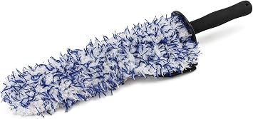 [Barrel Blade Lite] Microfiber Wheel Brush - Blue Plush
