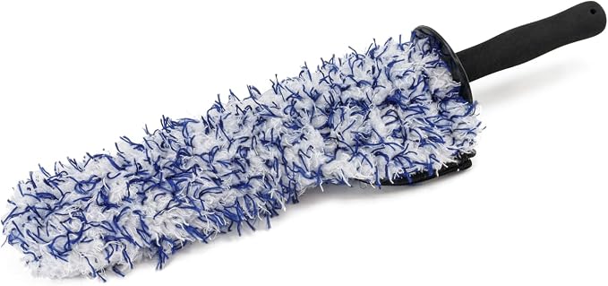 [Barrel Blade Lite] Microfiber Wheel Brush - Blue Plush
