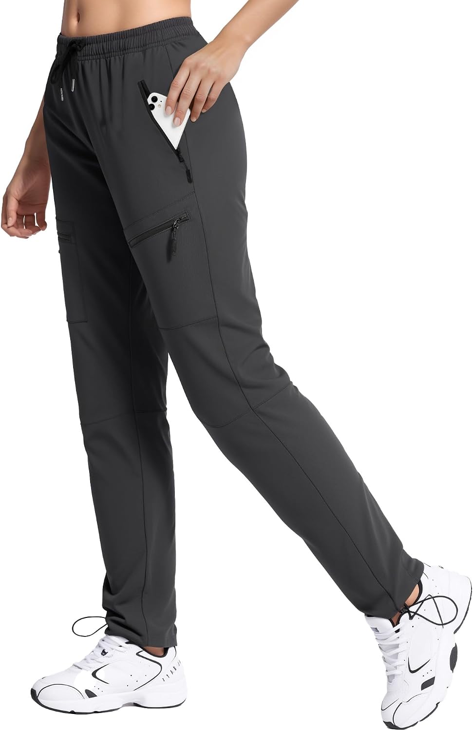 Womens Hiking Pants Quick Dry Tall Insteam 29"/32"/34"/36" Water Resistant Lightweight Cargo Pants with 5 Pockets