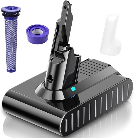 Bonacell Upgrade 7.0Ah 21.6V Replacement for Dyson V7 Battery Compatible with Dyson V7/SV11 Battery 229687 225403 Motorhead/Animal/Trigger/HEPA/Car+Boat/Absolute Handheld Vacuum Cleaners - Cleanova