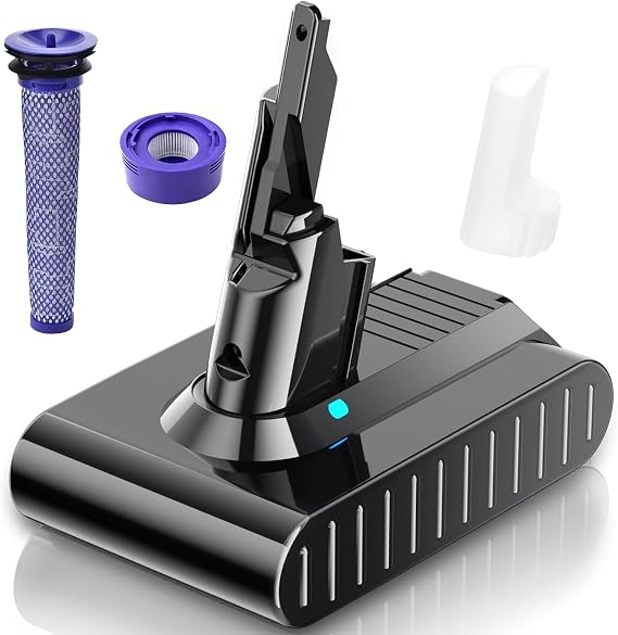 Bonacell Upgrade 7.0Ah 21.6V Replacement for Dyson V7 Battery Compatible with Dyson V7/SV11 Battery 229687 225403 Motorhead/Animal/Trigger/HEPA/Car+Boat/Absolute Handheld Vacuum Cleaners - Cleanova