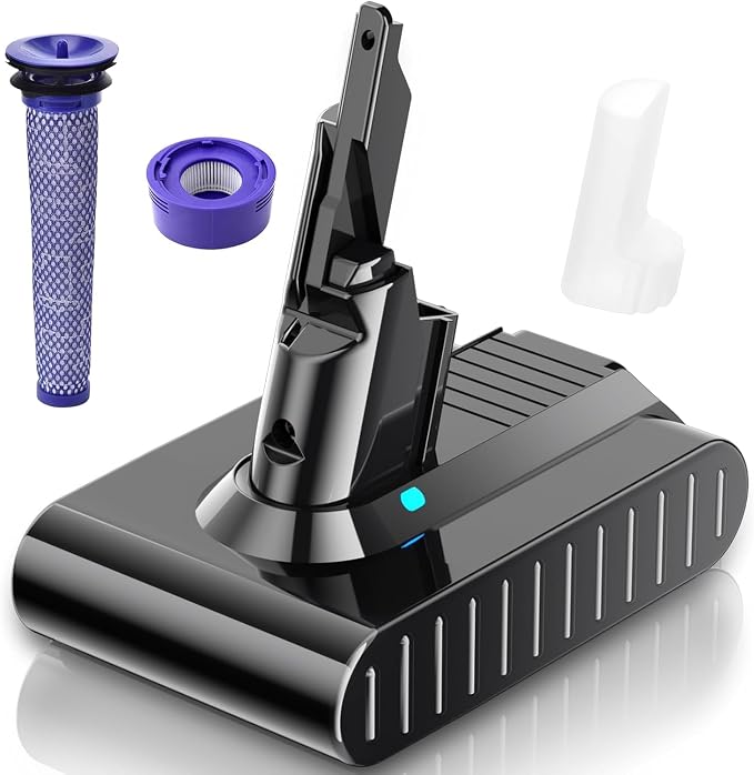 Bonacell Upgrade 7.0Ah 21.6V Replacement for Dyson V7 Battery Compatible with Dyson V7/SV11 Battery 229687 225403 Motorhead/Animal/Trigger/HEPA/Car+Boat/Absolute Handheld Vacuum Cleaners - Cleanova