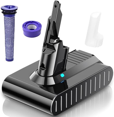 Bonacell Upgrade 7.0Ah 21.6V Replacement for Dyson V7 Battery Compatible with Dyson V7/SV11 Battery 229687 225403 Motorhead/Animal/Trigger/HEPA/Car+Boat/Absolute Handheld Vacuum Cleaners - Cleanova