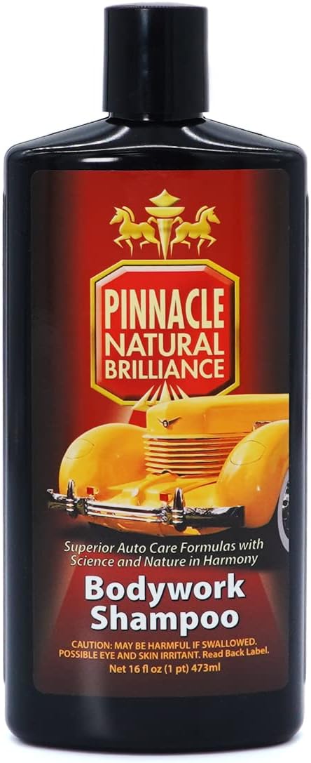 Pinnacle Bodywork Shampoo | Luxurious pH-Neutral Car Wash | Scratch-Free Formula with Long-Lasting Suds | High-Yield Con