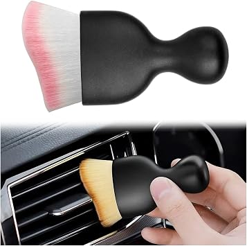 BELOMI Car Detailing Brush, Auto Interior Dusting Brush, Car Soft Bristle Cleaning Tool, Universal Car Interior Crevice 