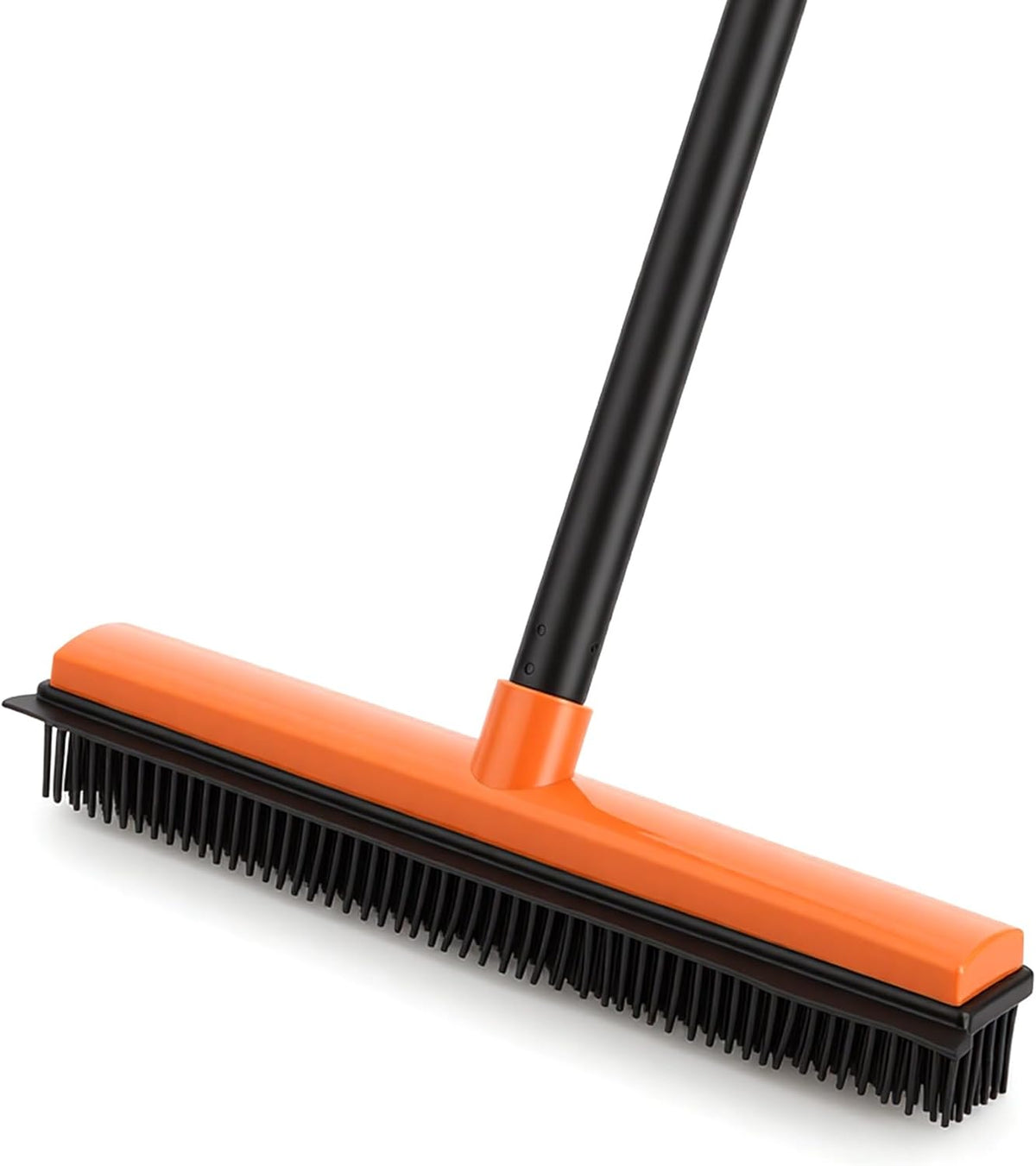 Rubber Broom for Pet Hair on Carpet & Hardwood