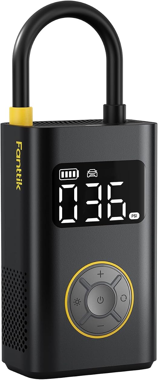 Fanttik X9 Pro Portable Tire Inflator for Compact Car, 1Min Fast Inflate