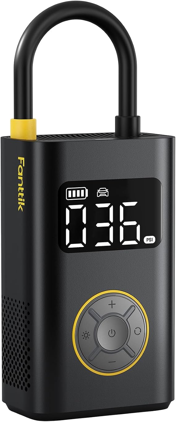 Fanttik X9 Pro Portable Tire Inflator for Compact Car, 1Min Fast Inflate