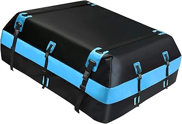 Rooftop Cargo Box, Car Roof Cargo Carrier, Vehicle Cargo Carriers Waterproof Cargo Bag with Anti-Slip Mat and Storage Ba