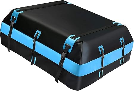 Rooftop Cargo Box, Car Roof Cargo Carrier, Vehicle Cargo Carriers Waterproof Cargo Bag with Anti-Slip Mat and Storage Ba