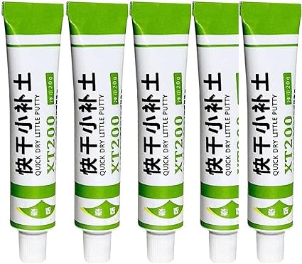5Pcs Instafix Fiberglass Repair Paste,Fiberglass Boat Repair Paste,Quick-Drying Putty Paint Repairing Eye-Filling Gray P