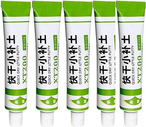 5Pcs Instafix Fiberglass Repair Paste,Fiberglass Boat Repair Paste,Quick-Drying Putty Paint Repairing Eye-Filling Gray P