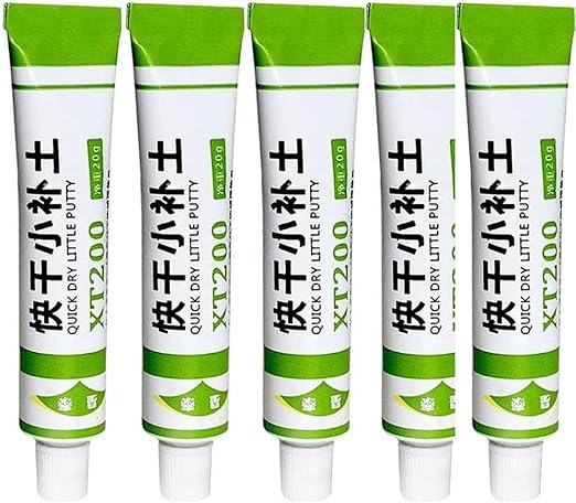 5Pcs Instafix Fiberglass Repair Paste,Fiberglass Boat Repair Paste,Quick-Drying Putty Paint Repairing Eye-Filling Gray P