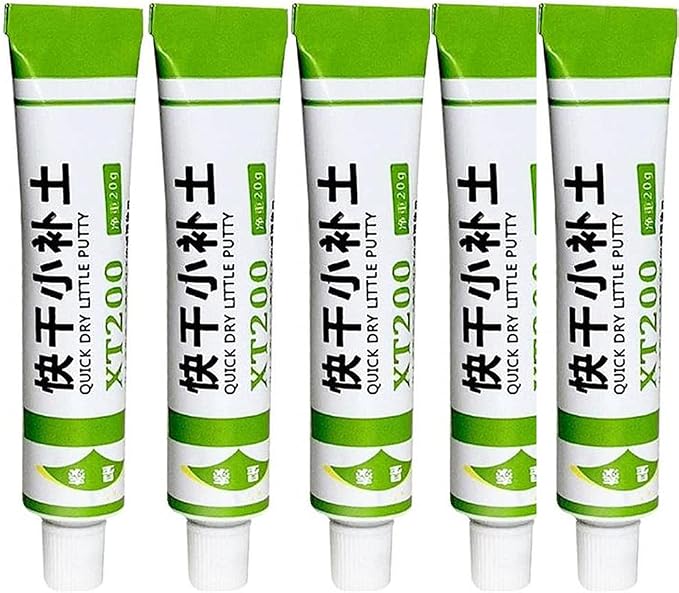 5Pcs Instafix Fiberglass Repair Paste,Fiberglass Boat Repair Paste,Quick-Drying Putty Paint Repairing Eye-Filling Gray P