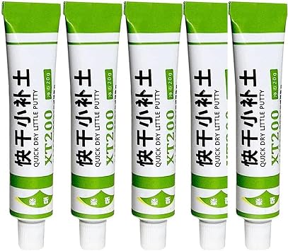 5Pcs Instafix Fiberglass Repair Paste,Fiberglass Boat Repair Paste,Quick-Drying Putty Paint Repairing Eye-Filling Gray P