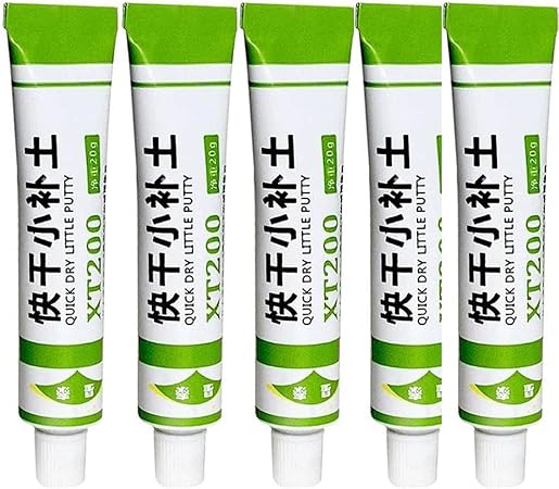 5Pcs Instafix Fiberglass Repair Paste,Fiberglass Boat Repair Paste,Quick-Drying Putty Paint Repairing Eye-Filling Gray P