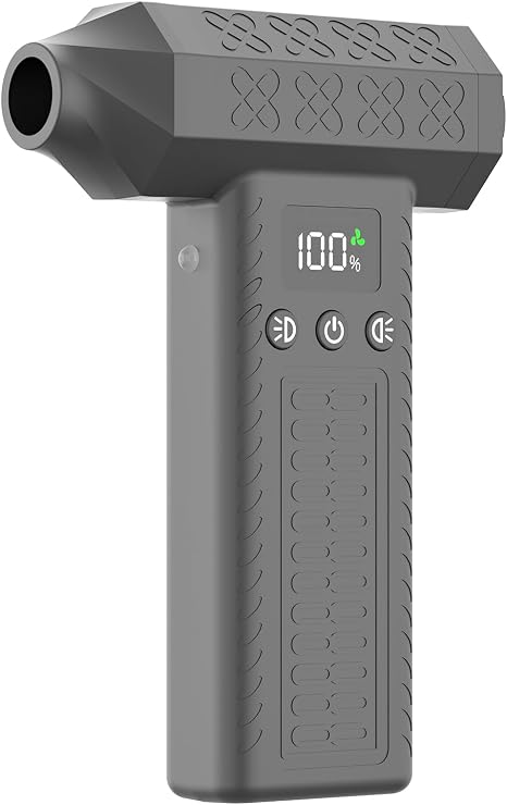 Compressed Air Duster with Display 300000RPM Electric Cleaner Kit 3 Gears Adjustable Type-C Charge Rechargeable 10000Pa 