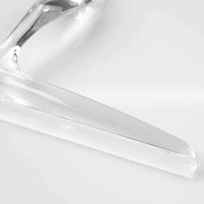 iDesign Bathroom Plastic Shower Squeegee with Wall Hook - Set of 2 - Clear