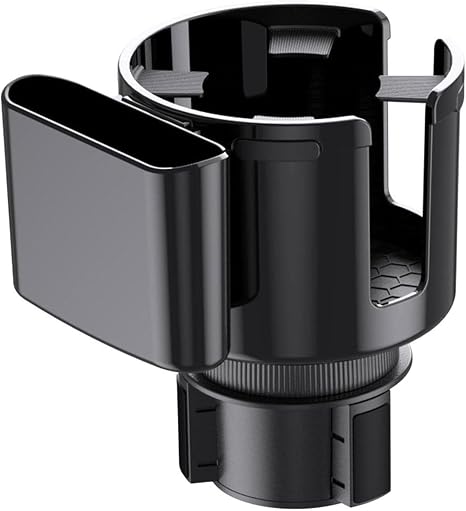 2-in-1 Car Cup Holder Expander with Phone Holder, Universal Cup Holder Adapter, Fits Yeti 14/24/36/46oz, Hydroflask 32/4