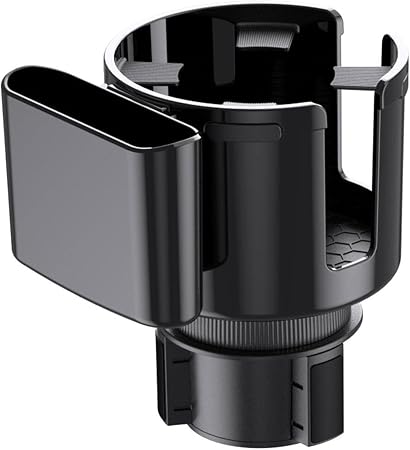 2-in-1 Car Cup Holder Expander with Phone Holder, Universal Cup Holder Adapter, Fits Yeti 14/24/36/46oz, Hydroflask 32/4