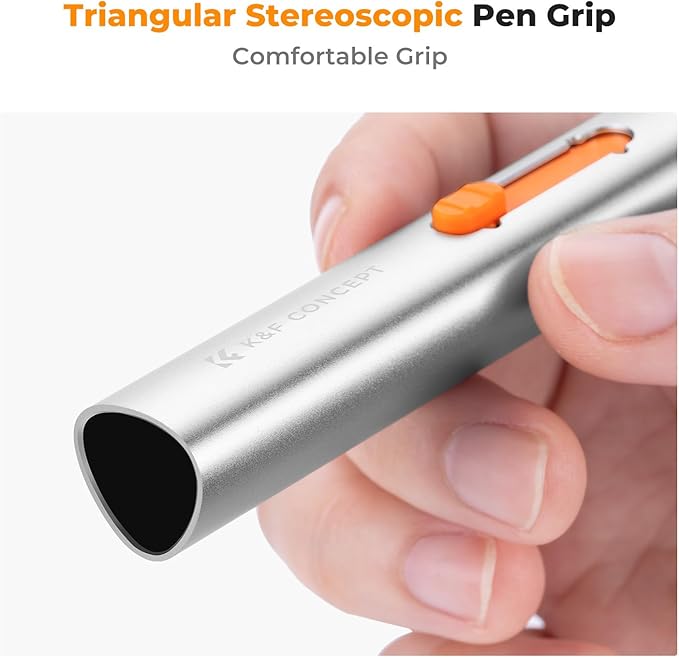 K&F Concept Multifunctional Lens Cleaning Kit, Aluminium Alloy Lens Cleaning Pen*1 + Airpods Cleaning Stripper*3 + Flocking Sponge*3 for Bluetooth Earphones Case, Camera Lens, Optical Lens, Glasses