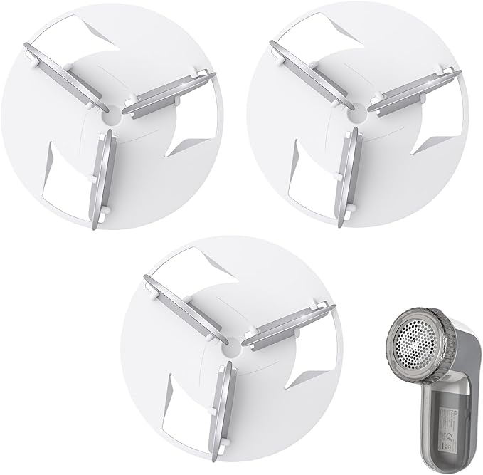 (ONLY for 3-Leaf) Compatible with Beautural Fabric Shaver Replacement Blades,Sweater Defuzzer Refills Fit for Beautural Fabric Shaver and Lint Remover Replacement Blades,3Pcs