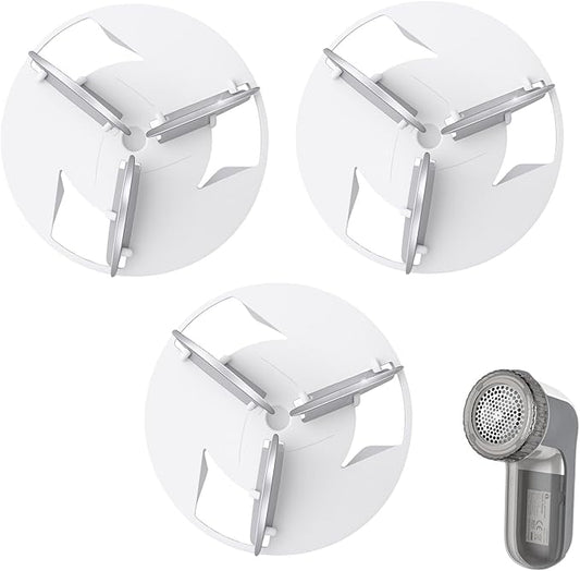 (ONLY for 3-Leaf) Compatible with Beautural Fabric Shaver Replacement Blades,Sweater Defuzzer Refills Fit for Beautural Fabric Shaver and Lint Remover Replacement Blades,3Pcs