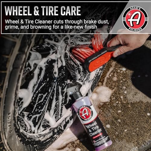 Adam's Essential Car Wash Kit (17-Item) - Auto Detailing Car Care Cleaning Kit with Foam Gun & Bucket Car & Truck Lovers, Dads, Moms and DIYers