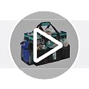 Cleaning Caddy Bag Wearable,Cleaning Caddy Supplies Organizer (Grey)