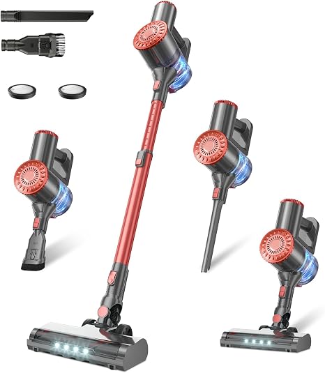 Tipdiy Cordless Vacuum Cleaner with 45KPA 45Mins for Hard Floor & Carpet - Cleanova