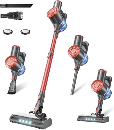 Tipdiy Cordless Vacuum Cleaner with 45KPA 45Mins for Hard Floor & Carpet - Cleanova