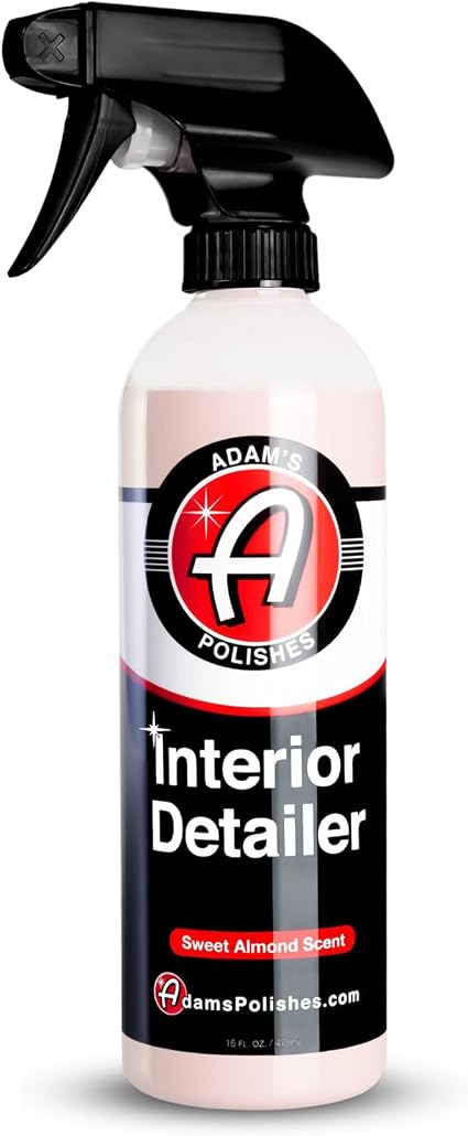 Adam's Polishes Interior Detailer 16 fl. oz (Sweet Almond) - Total Car Interior Cleaner, Protectant & Dressing | All Pur