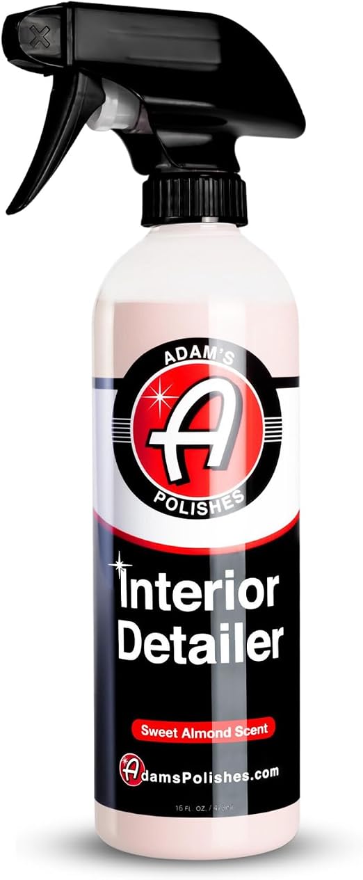 Adam's Polishes Interior Detailer 16 fl. oz (Sweet Almond) - Total Car Interior Cleaner, Protectant & Dressing | All Pur