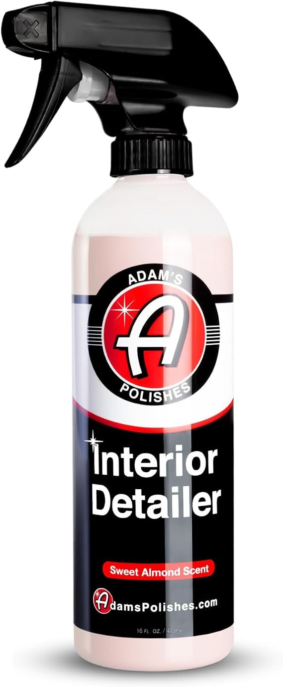 Adam's Polishes Interior Detailer 16 fl. oz (Sweet Almond) - Total Car Interior Cleaner, Protectant & Dressing | All Pur