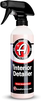 Adam's Polishes Interior Detailer 16 fl. oz (Sweet Almond) - Total Car Interior Cleaner, Protectant & Dressing | All Pur