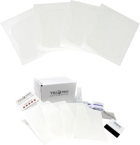 YelloPro Custom Fit Door Handle Cup 3M Scotchgard Anti Scratch Clear Bra Paint Protector Film Cover Self Healing PPF Gua