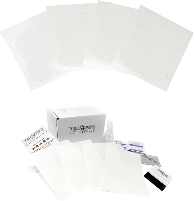 YelloPro Custom Fit Door Handle Cup 3M Scotchgard Anti Scratch Clear Bra Paint Protector Film Cover Self Healing Guard F