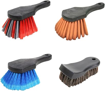 Renu Luxury Detail Brush Kit, use on Vehicles, Boats, RV's and Motorcycles. 4pc Luxury Detailing Brushes for Interior an