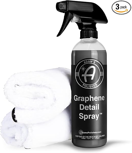 Adam's Polishes Graphene Detail Spray - Extend Protection of Waxes, Sealants, & Coatings | Quick, Waterless Detailer Spr