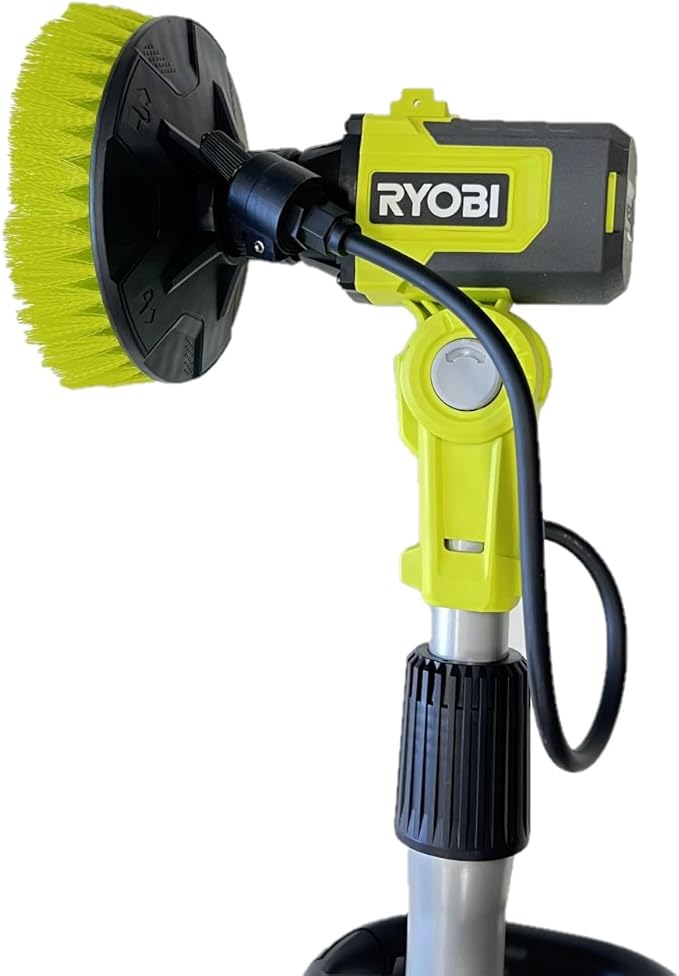 RYOBI ONEAND 18V Cordless TELESCOPING Power Scrubber and Compact Power SCRUBB