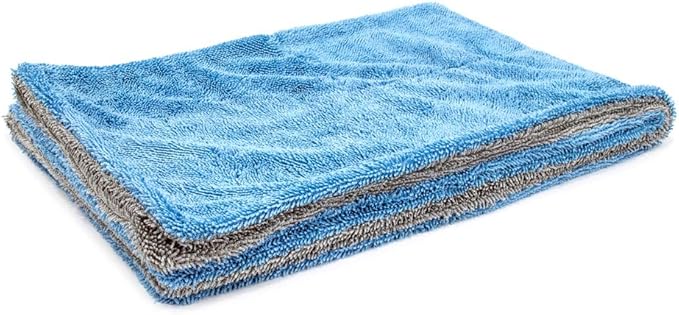 Autofiber Dreadnought Microfiber Towel, Superior Absorbency for Drying Cars, Trucks, and SUVs, Double-Twist Pile and One