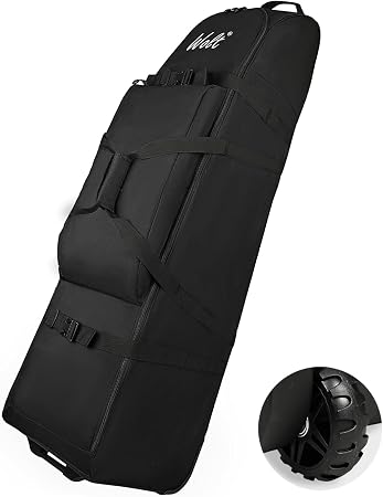 WOLT Golf Travel Bag with Anti-Impact Support System - Soft Padded Golf Travel Case for Airlines, Golf Travel Cover with