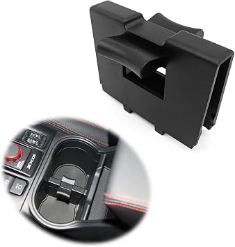 Cup Holder Insert Center Console Cup Divider Compatible with Subaru Forester 2014-2022 Legacy, Outback 2010-2014, Front 